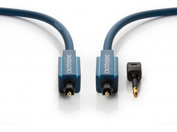 Оптический кабель CLICKTRONIC Toslink + реклама. Джек 3м ПРО