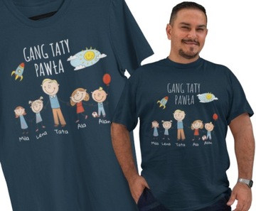 KOSZULKA PREZENT DZIEŃ TATY OJCA GANG KREATOR