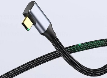 USB-C USB 3.1 Тип кабеля C Угловой быстрый заряд 10 Гбит / с Wirway WW331315 1,5 млн.