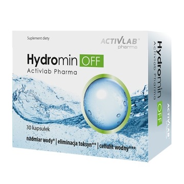 ACTIVLAB HYDROMIN OFF OCZYSZCZANIE ODCHUDZANIE DIURETYK NA NADMIAR WODY 30k