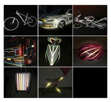 ЛЕНТА СВЕТООТРАЖАЮЩАЯ ДЛЯ ВЕЛОСИПЕДНЫХ МОТОРНЫХ НАКЛЕЙКИ 8М