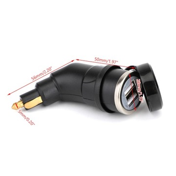 ПЕРЕХОДНИК DIN 2x USB 3.3A BMW TIR 24В