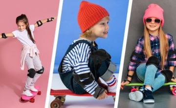 НАБОР ЭКСТРЕМАЛЬНЫХ ЗАЩИТ ДЛЯ РОЛИКОВ, СКЕЙБОРДА, ВЕЛОСИПЕДА 6 ШТ.