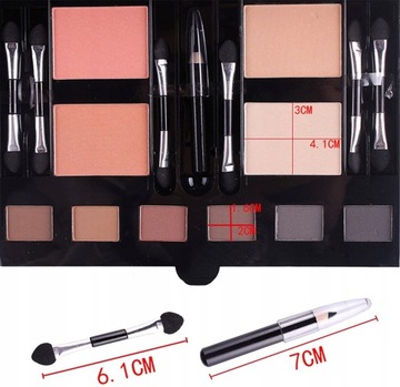 КОРОБКА С МАКИЯЖНОЙ КОСМЕТИКОЙ, НАБОР ПАЛИТРЫ