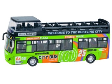 Autobus piętrowy Jokomisiada ZA2094 zielony zabawki