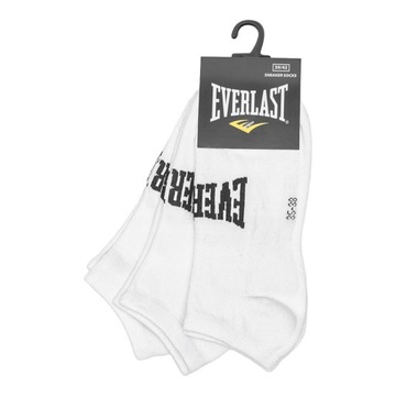 EVERLAST SKARPETKI STOPKI SNEAKER 3P BIAŁE r.43-46