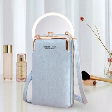 Torba podróżna na telefon komórkowy Damska torba na telefon komórkowy Crossbody na telefon komórkowy Szara