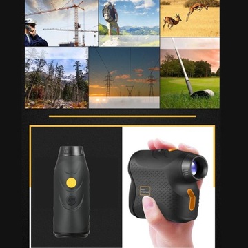 DALSZE GOLFOWE TELESKOP JEDNOKULAROWY TELESKOP PRZYRZĄD POMIAROWY 500M 6X