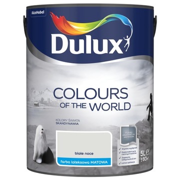 Dulux Kolory Świata białe noce 5 l