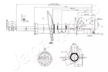 JAPANPARTS TLUMIČ MM-00159
