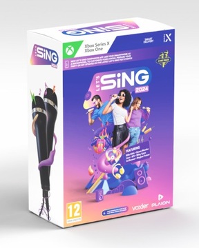 Let’s Sing 2024 PL + 2 MIKROFONY (XONE/XSX) XOne UŻYWANE