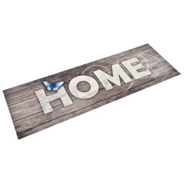 vidaXL Kuchenna mata podłogowa z napisem Home, 60x180 cm