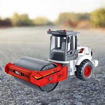 Моделирование инженерного транспорта на роликовых коньках Игрушечная машинка для детей от 3 лет, красная