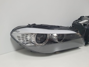Prawa lampa bi xenon nie skrętny BMW F10 F11 09-13