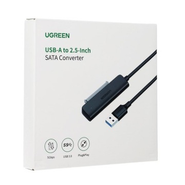 Szybki adapter do dysku Ugreen HDD 2,5 SATA USB-A