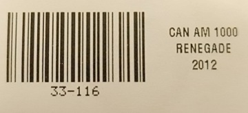 РУЧКА CAN AM RENEGADE 1000 12-13