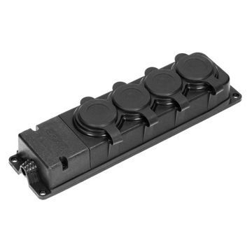 Gniazdo Orno OR-AE-13167 (GS) czarne