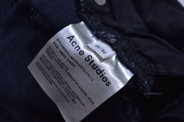 ACNE STUDIOS Ace Used Cash Jeansy Męskie W31 L32