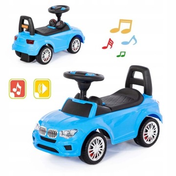 JEŹDZIK PCHACZ SAMOCHÓD BMW AUTO 2w1 Z Dźwiękami