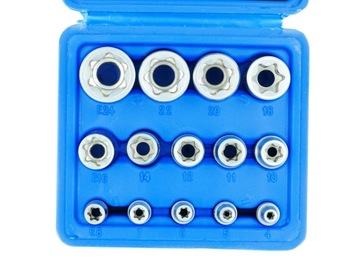 ВНУТРЕННИЕ ТОРЦОВЫЕ КЛЮЧИ TORX E4–E24