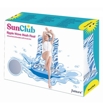 НАДУВАННЫЙ ПЛЯЖНЫЙ МАТРАС ДЛЯ ПЛАВАНИЯ С ДЕТСКОЙ СЕТКОЙ 117x76