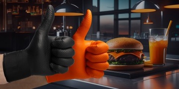 ПЕРЧАТКИ НИТРИЛОВЫЕ B. STRONG WORK VELO STRONG GRIP - S 50 ШТ.