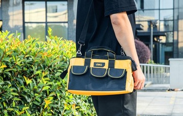 СУМКА-ОРГАНИЗАТОР ДЛЯ ИНСТРУМЕНТОВ DELI TOOLS WORKSHOP, ЗАКРЫТАЯ 13 ДЮЙМОВ