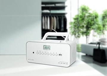 Муза | М-28РДВ | Портативный радиоприемник CD/MP3-плеер с USB | Уайтноу