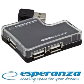 USB 2.0 ХАБ 4 ПОРТА EA124
