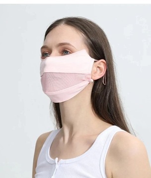 Женская маска Ice Silk из тонкой дышащей сетки.