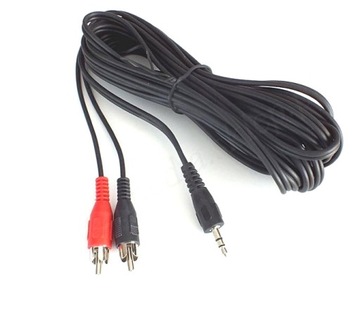 kabel Jack 3,5 stereo - 2RCA ( 2 RCA ) 3,0 m