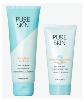 Oriflame Zestaw 2 dla Tłustej Skóry PURE SKIN