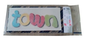 EMBLEMAT LOGO NAKLEJKA TOWN FIAT 126p ELX 46577665 NOWY ORYGINAŁ OE