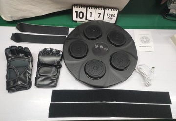 MUSIC BOXING MACHINE LED W TRENINGOWY ŚCIANA BOKSERSKA 9 TRYBÓW+ RĘKAWICAMI