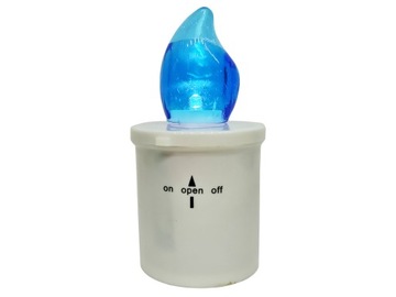 WKŁAD LED R14 180 dni znicz elektryczny niebieski