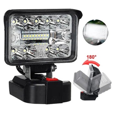 LAMP FOR MAKITA 18V halogen WORK LIGHT FLASHLIGHT 18LED 60W