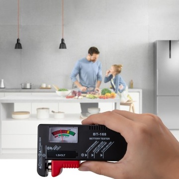 ТЕСТЕР АВТОМОБИЛЬНОГО АККУМУЛЯТОРА, ЧЕРНЫЙ, 4 ШТ.