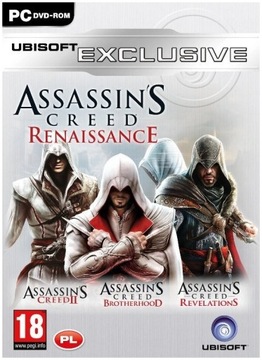 ASSASSIN'S CREED 2 + BROTHERHOOD + REVELATIONS