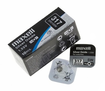 BATERIA SREBROWA MAXELL 317 SR516SW SR62 V317 D317