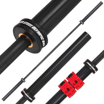 BELTOR GRYF PROSTY OLIMPIJSKI SZTANGA 220cm/50mm CROSS IMPACT ZACISKI