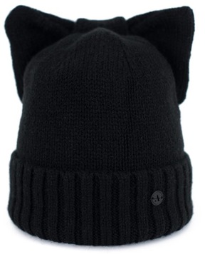 Szaleo CZAPKA Cat with a bow KOKARDKA cz18373-1