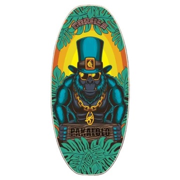 Deska SKIMBOARDOWA do ślizgania na wodzie drewniana Gorilla S/M do 55kg