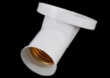 E27 ДЕРЖАТЕЛЬ ЛАМПОЧКИ, УГЛОВОЙ ДЛЯ КРЕПЛЕНИЯ ВИНТАМИ