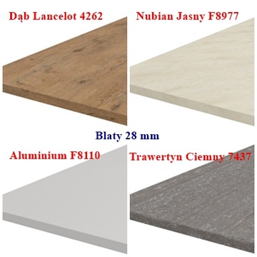 MEBLE KUCHENNE JULIA/ BIANKA/ GREY POŁYSK MDF