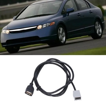 Адаптер кабеля аудиовхода AUX USB для Honda
