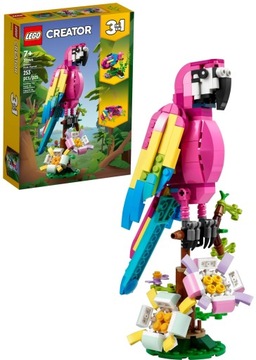 LEGO Creator 3in1 31144 Экзотический розовый попугай
