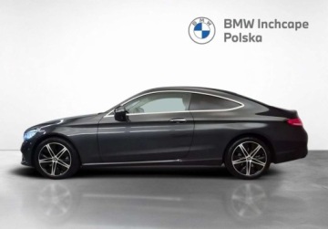 Mercedes Klasa C W205 Coupe Facelifting 2.0 300 258KM 2021 Mercedes-Benz Klasa C 4MATIC Coupe, Panoramiczny dach, Kamera 360, Burmest, zdjęcie 11