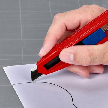KNIPEX 90 10 165 BK Нож с лезвием CutiX 18 мм