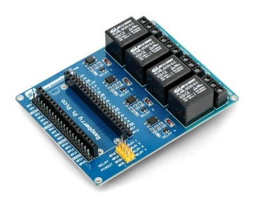 Релейная плата Raspberry Pi Pico 4 реле — расширение для RPi
