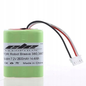 Bateria 7.2V 2500mh do iRobot Roomba Braava 380